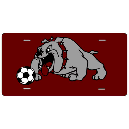 Soccer Dog  - Aluminum Full Color Printed License Plate Thumbnail