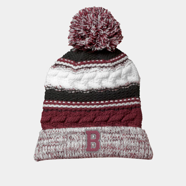 Varsity B   - Pom Pom Team Beanie Thumbnail