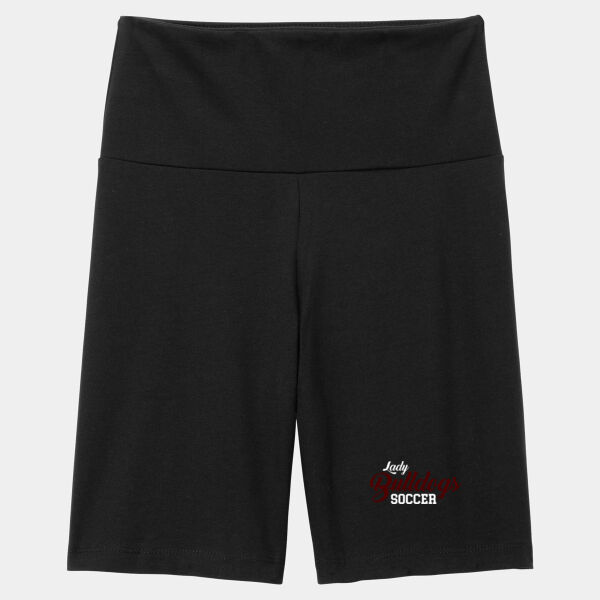 Lady Bulldog Soccer - Women's Flex High Waist Bike Short Thumbnail