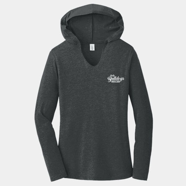 State Champs Crest Front & Full Back - Women's Perfect Tri ® Long Sleeve Hoodie Thumbnail
