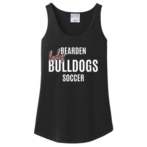 Bearden Lady B Soccer  - Ladies Core Cotton Tank Top Thumbnail