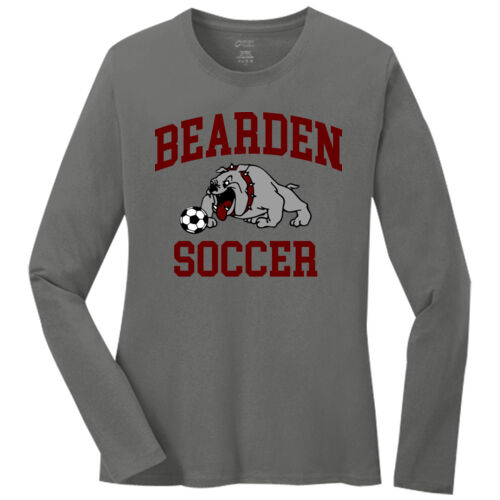 Bearden Soccer Dog  - Ladies Long Sleeve Core Cotton Tee Thumbnail